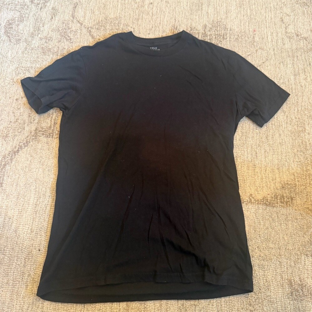 True Classic T-Shirt Men's Size S Black Crew Neck Short Sleeve Basic